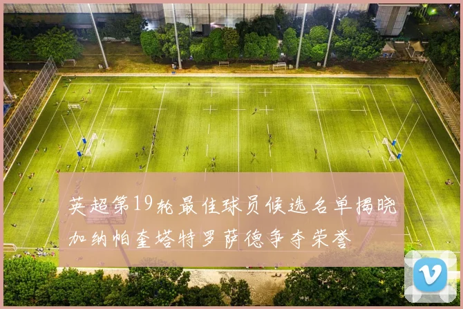 英超第19轮最佳球员候选名单揭晓加纳帕奎塔特罗萨德争夺荣誉