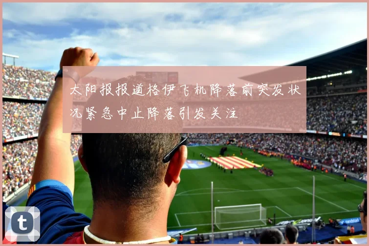 太阳报报道格伊飞机降落前突发状况紧急中止降落引发关注